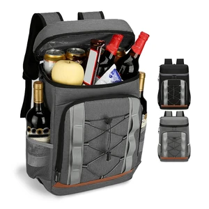 Fresh Fab Find Cooler Backpack 36-Can Insulated Leakproof 25L/6.6Gal for Beach Travel - Gray Fresh Fab Find Cooler Backpack 36-Can Insulated Leakproof 25L/6.6Gal for Beach Travel - Gray