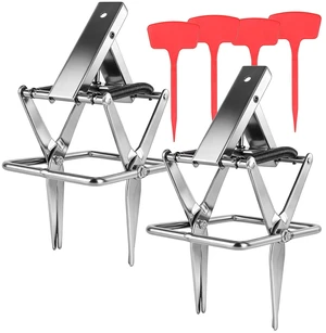 Fresh Fab Find 2PCS Easy Setup Mole Scissor Traps Outdoor Reusable Mole Rodent Control Trap Solid Metal Material For Lawn Garden Yard - Silver Fresh Fab Find 2PCS Easy Setup Mole Scissor Traps Outdoor Reusable Mole Rodent Control Trap Solid Metal Material For Lawn Garden Yard - Silver