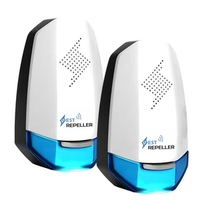 Fresh Fab Find 2 Pack Ultrasonic Pest Repeller with Night light Plug In Pest Mice Repellent Indoor Roach Bed Bug Mouse Rodent Mosquito Killer for Bedroom Garage Ware - White Fresh Fab Find 2 Pack Ultrasonic Pest Repeller with Night light Plug In Pest Mice Repellent Indoor Roach Bed Bug Mouse Rodent Mosquito Killer for Bedroom Garage Ware - White
