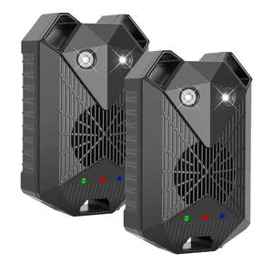 Fresh Fab Find 2 Pack Under Hood Ultrasonic Rodent Repeller Rodent Control Deterrent Chaser Blocker for Vehicle Indoor with Strobe Light 3 Power Supplies - Black Fresh Fab Find 2 Pack Under Hood Ultrasonic Rodent Repeller Rodent Control Deterrent Chaser Blocker for Vehicle Indoor with Strobe Light 3 Power Supplies - Black