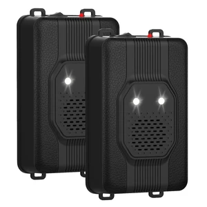 Fresh Fab Find 2 Pack Under Hood Ultrasonic Rodent Repeller Rodent Control Deterrent Chaser Blocker for Vehicle Indoor with Strobe Light 3 Power Supplies - Black Fresh Fab Find 2 Pack Under Hood Ultrasonic Rodent Repeller Rodent Control Deterrent Chaser Blocker for Vehicle Indoor with Strobe Light 3 Power Supplies - Black