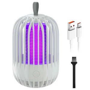 Fresh Fab Find 900V High Voltage Cordless Indoor Bug Zapper Type C Rechargeable Mosquito Lamp Trap Portable Electric Mosquito Killer with Hanging Strap Night Light f - White Fresh Fab Find 900V High Voltage Cordless Indoor Bug Zapper Type C Rechargeable Mosquito Lamp Trap Portable Electric Mosquito Killer with Hanging Strap Night Light f - White