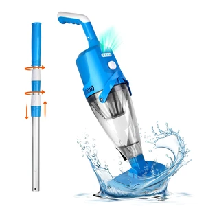 Fresh Fab Find 21GPM Cordless Pool Vacuum With Telescopic Pole Rechargeable Swimming Pool Cleaner with 1.8L Debris Chamber 90Mins Battery Life for In-ground Above-gr - Blue Fresh Fab Find 21GPM Cordless Pool Vacuum With Telescopic Pole Rechargeable Swimming Pool Cleaner with 1.8L Debris Chamber 90Mins Battery Life for In-ground Above-gr - Blue