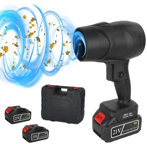 Fresh Fab Find 130000RPM Mini Cordless Leaf Blower Battery Operated Blower with 2x 3Ah Batteries for Leaf Snow Dust Water Blowing - Black Fresh Fab Find 130000RPM Mini Cordless Leaf Blower Battery Operated Blower with 2x 3Ah Batteries for Leaf Snow Dust Water Blowing - Black
