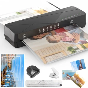 Fresh Fab Find 13Inch Laminator Machine Hot And Cold Mode A4 Personal Thermal Laminator With ABS Function 60S Warm-Up Time 30Mins Auto-Off for Home Office School Bus - Black Fresh Fab Find 13Inch Laminator Machine Hot And Cold Mode A4 Personal Thermal Laminator With ABS Function 60S Warm-Up Time 30Mins Auto-Off for Home Office School Bus - Black