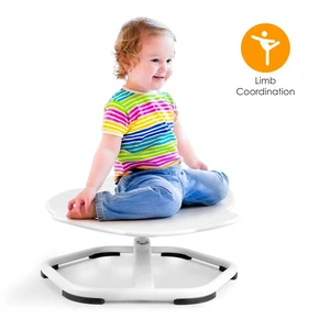 Fresh Fab Find Kids Spinning Chair Autism Sensory Swivel Chair Balancing Seat Toy Rotation Chair for Autistic Kids Train Body Coordination Relieve Motion Sickness fo - White Fresh Fab Find Kids Spinning Chair Autism Sensory Swivel Chair Balancing Seat Toy Rotation Chair for Autistic Kids Train Body Coordination Relieve Motion Sickness fo - White