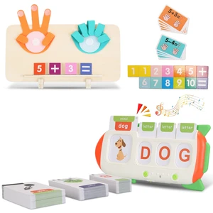 Fresh Fab Find Talking Flash Cards and Finger Counting Math Board Interactive Learning Toys for Kids Aged 3+ Number Alphabet Words Song Learning - Multi Fresh Fab Find Talking Flash Cards and Finger Counting Math Board Interactive Learning Toys for Kids Aged 3+ Number Alphabet Words Song Learning - Multi