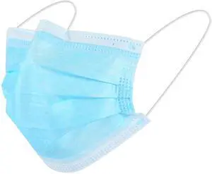 Fresh Fab Finds 50Pcs 3-Layer Disposable Face Masks with Earloop 95% Filtration - Blue - 50pcs