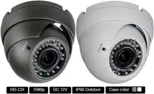 CIB-B2032V HDCVI Eyeball Camera, 1080p(2MP), IP66, 36 IR, 2.8~12 mm Motorized MP Lens, ICR, DC 12V