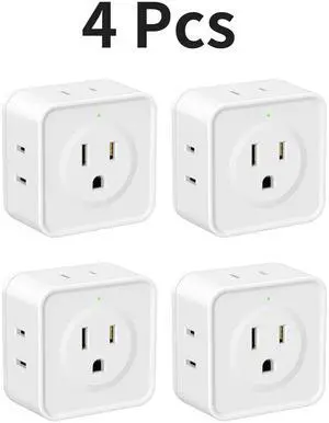 DEPOW 5-Sided Way Outlet Splitter, 4 Pack Multi Plug Outlet Extender, 3 Prong Flat Wall Plug Extender, Small Electrical Outlet Expander for Cruise Ship, Travel, Home, Office, Dorm Essentials DEPOW 5-Sided Way Outlet Splitter, 4 Pack Multi Plug Outlet Extender, 3 Prong Flat Wall Plug Extender, Small Electrical Outlet Expander for Cruise Ship, Travel, Home, Office, Dorm Essentials