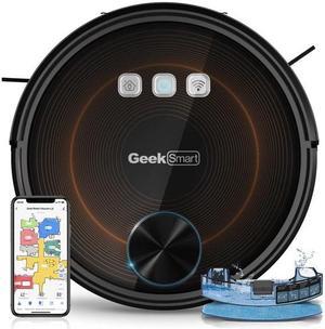 Geek Smart L8 Robot Vacuum Cleaner and Mop, LDS Navigation, Wi-Fi Connected APP, Selective Room Cleaning