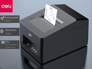 Deli Thermal Receipt Printer 48mm Max-Width Small USB Direct Printer with High-Speed Printing and and Support Bluetooth,Black