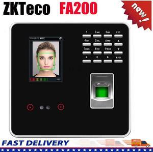 ZKTeco FA200  face recognition attendance machine fingerprint punch card machine facial recognition sign-in machine access control all-in-one machine FA200 (static face fingerprint)