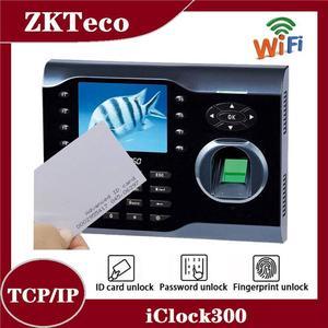 ZKTeco iclock300 TCP/IP 3.5 inch Color Screen High-Speed Fingerprint Time Clock ( iClock300+ID)