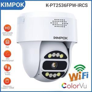 MECARE 5MP POE PT WiFi Outdoor Security IP Camera Audio Mic Color Night Vision