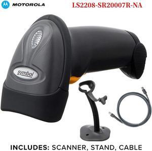 Symbol LS2208-SR20007R-NA Standard Range Laser 1D Barcode Scanner w USB Cable