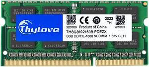 Thylove DDR3L 4GB 8GB 1600MHz 1.35V PC-12800 Laptop Memory Notebook RAM 204-Pin 8GB
