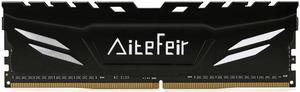 AiteFeir DDR4 4GB 8GB 16GB 2133MHz 2400MHz 2666MHz 3200MHz Desktop Memory PC RAM 1.2V 288-Pin 8GB DDR4 3200 (PC4 25600) Black