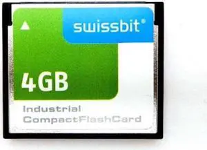 Swissbit 4GB Industrial Compact Flash SFCF4096H1BO2TO-I-D1-543-SMA Memory Card