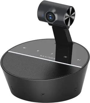 Conference Speakerphone HD 1080p Camera with Built-in 6W Speaker and 6 Omnidirectional Mics for Computer