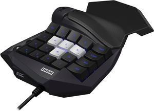 HORI TACTICAL ASSAULT COMMANDER (TAC) VIDEO GAME MECHANICAL KEYPAD CONTROLLER FOR PLAYSTATION 5, PLAYSTATION 4, AND PC - BLACK