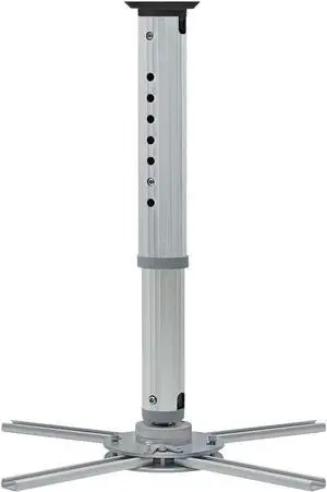 Anti-theft Aluminum Projector Ceiling Mount Max 44Lbs - Silver, 1 Pack