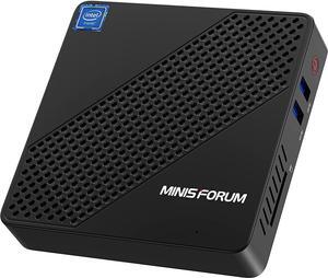 Mini PC Celeron N4020(up to 2.8GHz), DDR4 4GB/64GB eMMC Mini PC Fanless UHD 4k@60Hz, Mini Computer Support HDMI&VGA, USB3.0, 2.4/5.8G Wi-Fi, DIY NGFF 2242 SSD