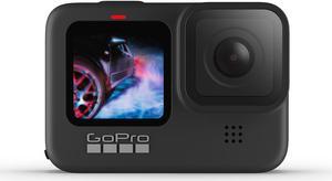 GoPro HERO9 Black - Waterproof Action Camera with Front LCD and Touch Rear Screens, 5K Ultra HD Video, 20MP Photos, 1080p Live Streaming, Webcam, Stabilization