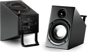 Vanatoo Transparent Zero Powered Speakers - Bluetooth Speakers - Speakers AUX, USB, Optical, Analog - Computer Speakers - TV Speakers - Gaming Speakers - Black, Set of 2