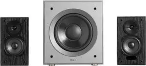 Edifier M601DB Bookshelf Speakers with 8 Inch Wireless Subwoofer, 2.1 Computer Speaker System Bluetooth 5.1 AptX, 110W RMS, Black