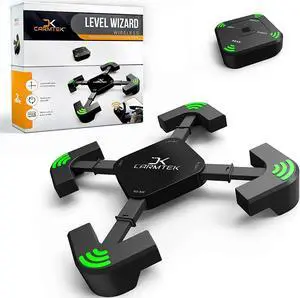 Level Wizard v2.0 - Wireless RV Leveling System | 2022 Camper Leveling System with Extensible Legs for an Accurate Leveling | Fast & Easy Way to Level Your RV