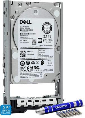 Dell 400-AUQX 2.4TB 10K SAS 2.5-Inch PowerEdge Enterprise Hard Drive in 13G Tray Bundle with Compatily Screwdriver Compatible with 400-AVBX W9MNK R720 R730 R630