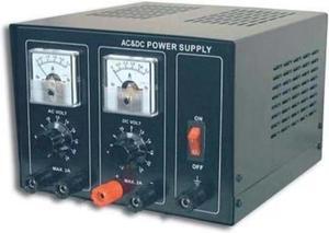 AC/DC Power Supply, 4 Amp, DC (Regulated) 1.5 to 24V in 11 Steps, AC 2V to 24V in 11 Steps - EX ELECTRONIX Express