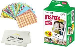 Fujifilm Instax Mini Instant Film 20 SHEETS For Mini 8  9 Cameras  Stickers