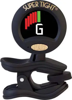 ST-8 Super Tight Clip On Tuner (Current Model) Black Small