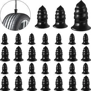 32PCS Car Vacuum Tire Repair Nail Rubber Screw Nails + Screwdriver Fast Tool Set