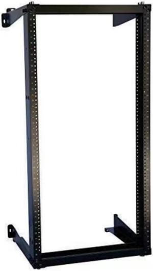 22U Wall Mount Open Frame 19'' Server Equipment Rack Threaded 15 inch depth Blac