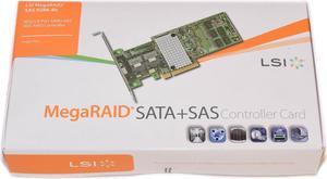 NEW LSI LSI00332 MegaRAID SAS 9286-8e 6Gb/s External RAID Controller Card