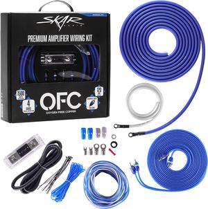 Skar Audio 4 Gauge OFC Complete Amplifier Installation Wiring Kit, SKAR4ANL-OFC