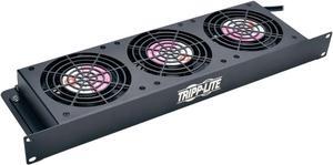 TRIPP LITE Rack Enclosure Server Cabinet 1U Cooling Fan Tray 3 120V High-Performance Fans, 210 CFM SRFAN1U,Black