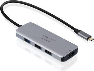 IOGEAR Docking Station USB-C 6-1 Nano Dock Pro Dock - 1 USB C - 2 USB A  2 HDMI  8K 40Hz  13 Cable  100w PD Power - GUD3C8K2P