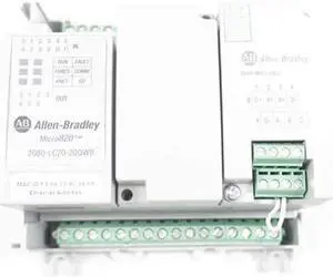 ALLEN BRADLEY 2080-LC20-20QWB MICRO820 PROGRAMMABLE Controller SER B D665091 I/O ENET/IP