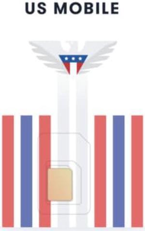 GSM LTE - Prepaid SIM Card (US Mobile) - Custom Plans from $4/mo. Unlimited Plans from $10/mo.