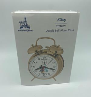 Disney 50th Anniversary Mickey Citizen Double Bell Alarm Clock