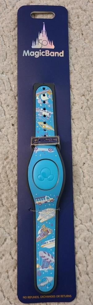 Disney Parks 50th Anniversary Celebration Transportation Modes Magic Band 2 - Link it Later