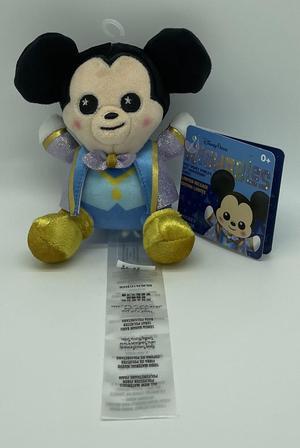 Disney Parks 50th WDW Mickey Mouse Wishables Plush Limited Micro 5''