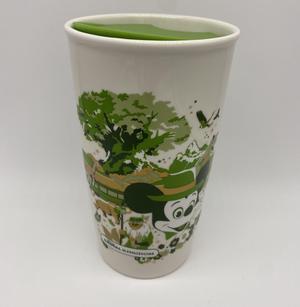 Disney Parks 50th Vault Animal Kingdom Mickey Starbucks Ceramic Tumbler