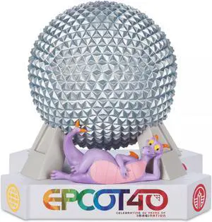 Disney Parks Epcot 40th Anniversary Figment Spaceship Earth Light-Up Figure
