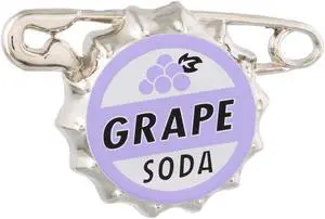 Disney Parks Grape Soda Lid Pin with Card