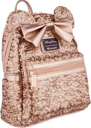 Disney Parks Minnie Mouse Sequined Mini Backpack by Loungefly .